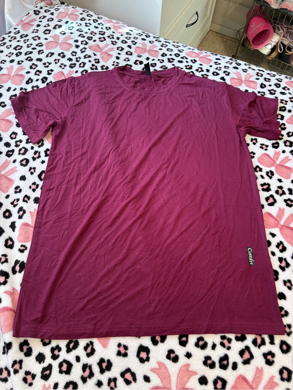 Comfrt Plum Cloud Lounge Tee XS